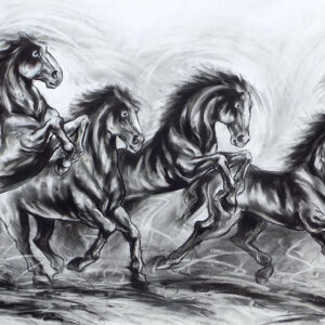 Horses I [30 X 60 inches] SOLD