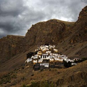 Photograph of monastery on glossy paper