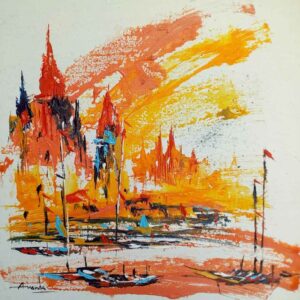 Varanasi III [12 X 12 inches] SOLD