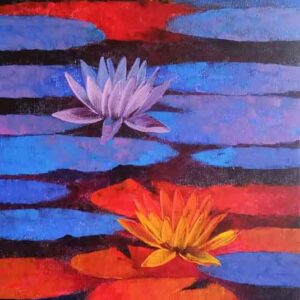 Waterlilies [42 X 18 inches]