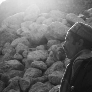 Photograph of villager