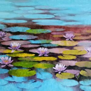 Waterlilies VIII [ 48 X 72 inches ]