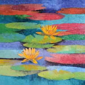 Waterlilies IX [ 24 X 24 inches ]