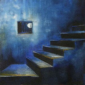 The Blue Window [24 X 24 inches] SOLD