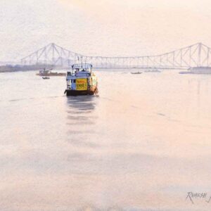 A Cozi Ride on the Hooghly [10 X 14 inches]