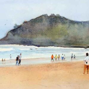 Baga Beach II [9 X 21 inches]