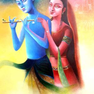 Radha and Krishna  [24 X 18 inches]