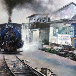 Darjeeling Toy Train [24 X 36 inches]