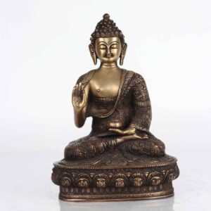 Statue of Buddha in brass