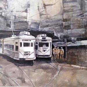 Tram Depot [12 X 17 inches]