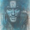 Painting of Shiva on paper