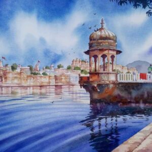 Udaipur Panorama [ 22 X 30 inches]