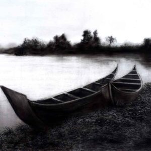 Boat I [ 20 X 28 inches]