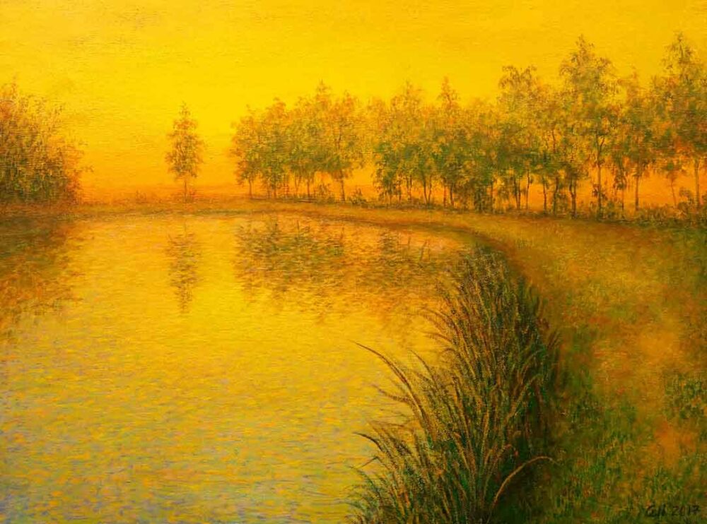 Landscape on canvas