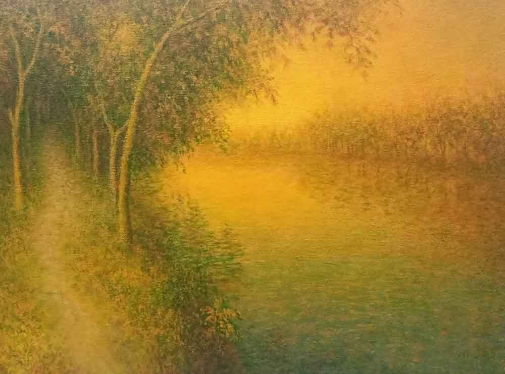 Landscape on canvas