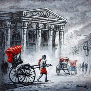 Heritage Kolkata III [ 12 X 12 inches]