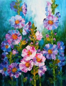 Hollyhocks-1