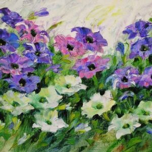 Petunias [ 14 X 18 inches ]