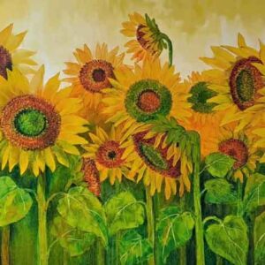 Sunflowers [ 30 X 60 inches ]