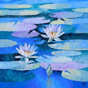 Waterlilies XXXII [ 24 X 24 inches ]