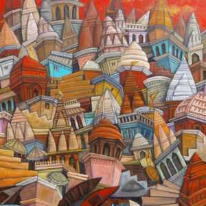 Benaras [ 36 X 30 inches ]