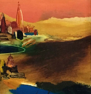 Benaras V [ 24 X 10 inches ] SOLD