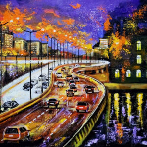 City Lights [ 24 X 30 inches ]