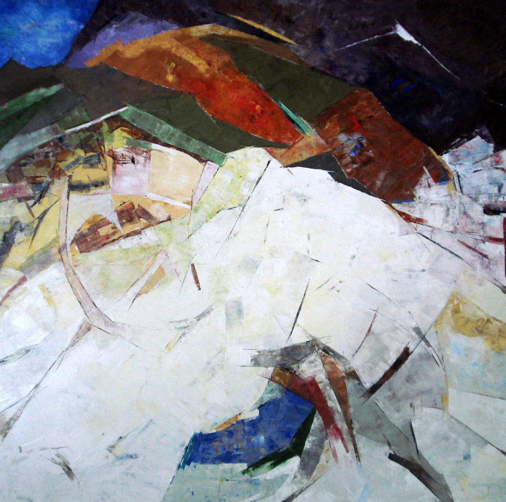 Abstract art on canvas