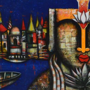 Mystical Varanasi [ 36 X 60 inches ]