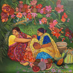 Conversation [ 30 X 30 inches ]