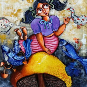 Between Water and Wonder [ 46 X 38 inches ]