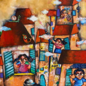 The Magical Town [ 60 X 40 inches ]