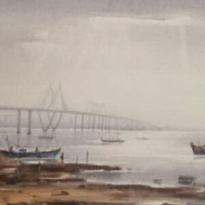 Below the Bridge 2 [ 15 X 22 inches ]