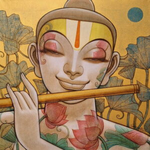 The Flutist [ 24 X 24 inches ]