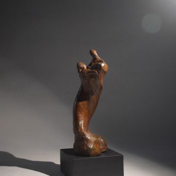 Bronze sculpture of figures