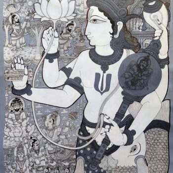 Painting on canvas of God