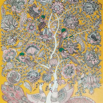 Painting on canvas of Tree of life